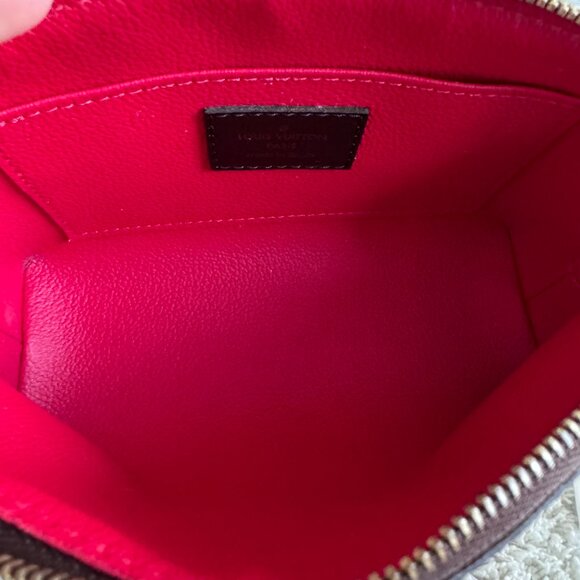 Authentic Louis Vuitton Damier Ebene Cosmetic Pouch - Picture 9 of 9